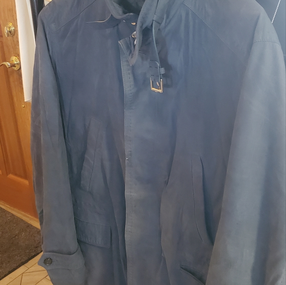 Brioni used jacket  XXL leather